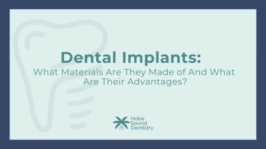 Dental Implants article banner from Hobe Sound Dentistry.